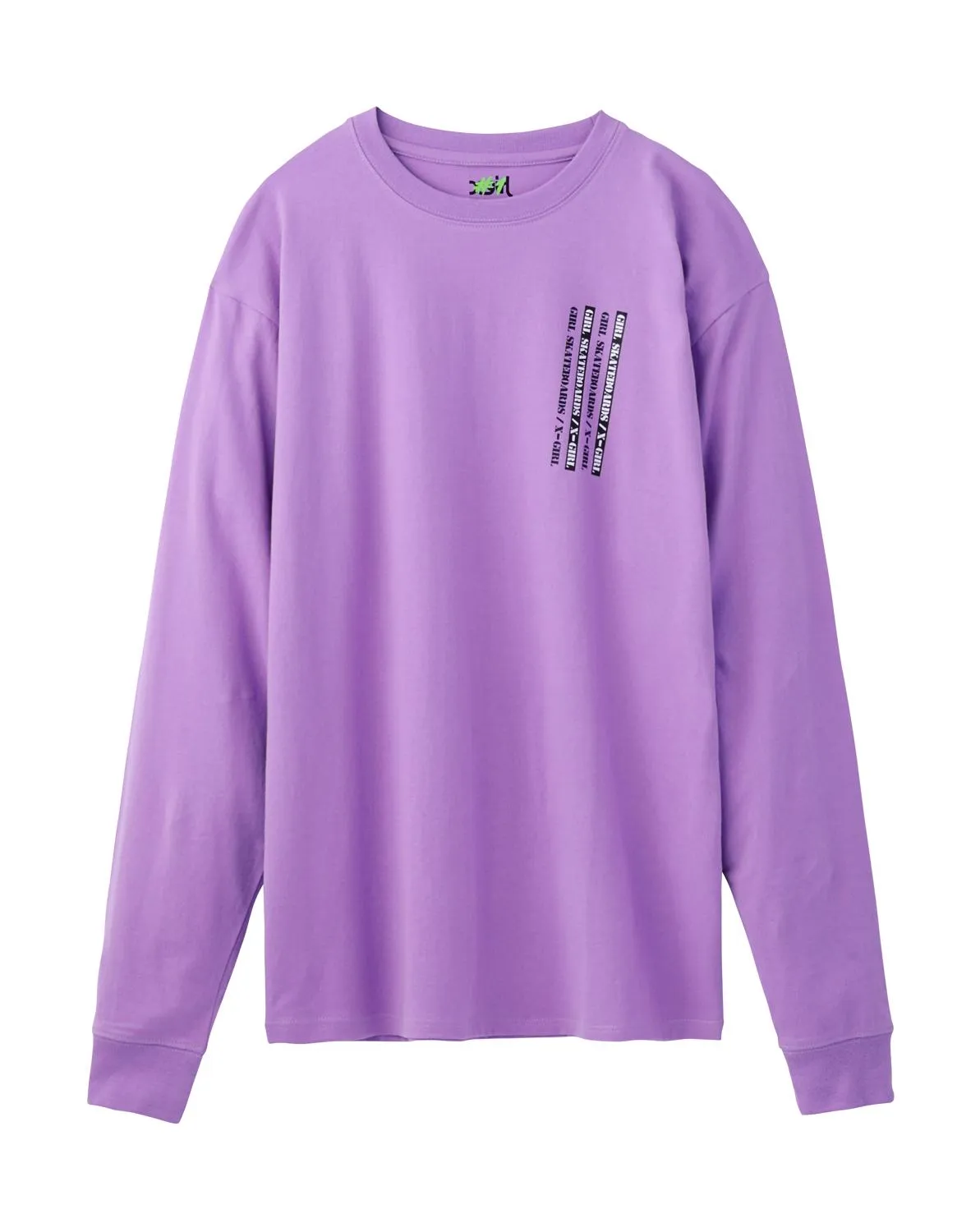 #1 X-girl x GIRL SKATEBOARDS L/S BIG TEE