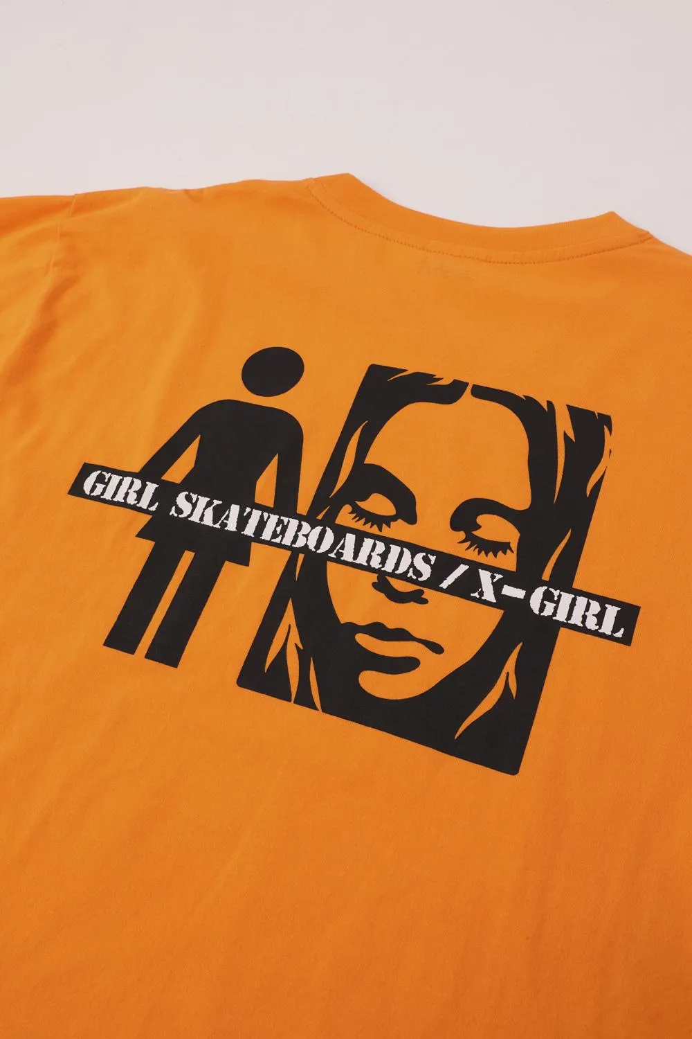 #1 X-girl x GIRL SKATEBOARDS L/S BIG TEE