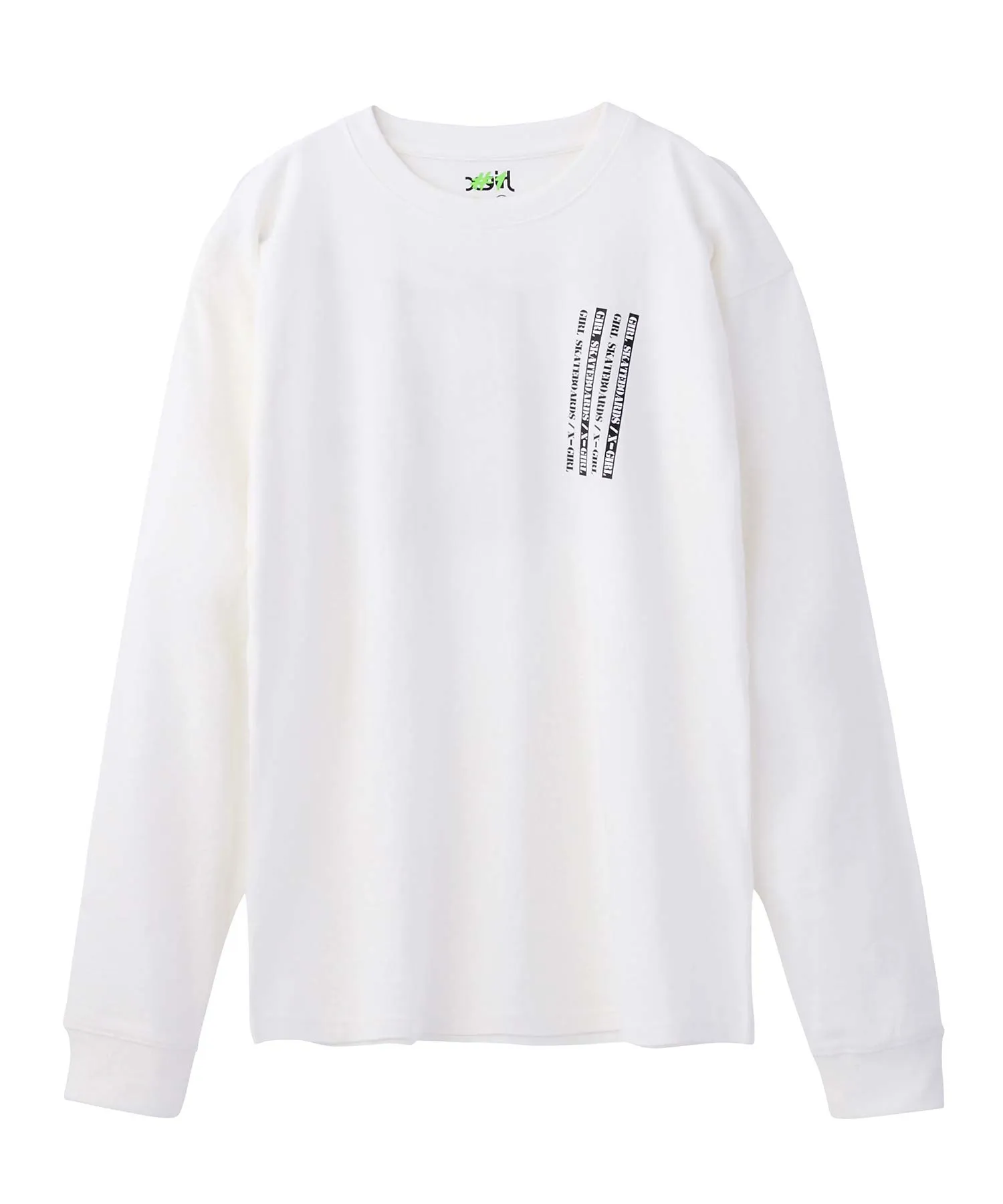 #1 X-girl x GIRL SKATEBOARDS L/S BIG TEE