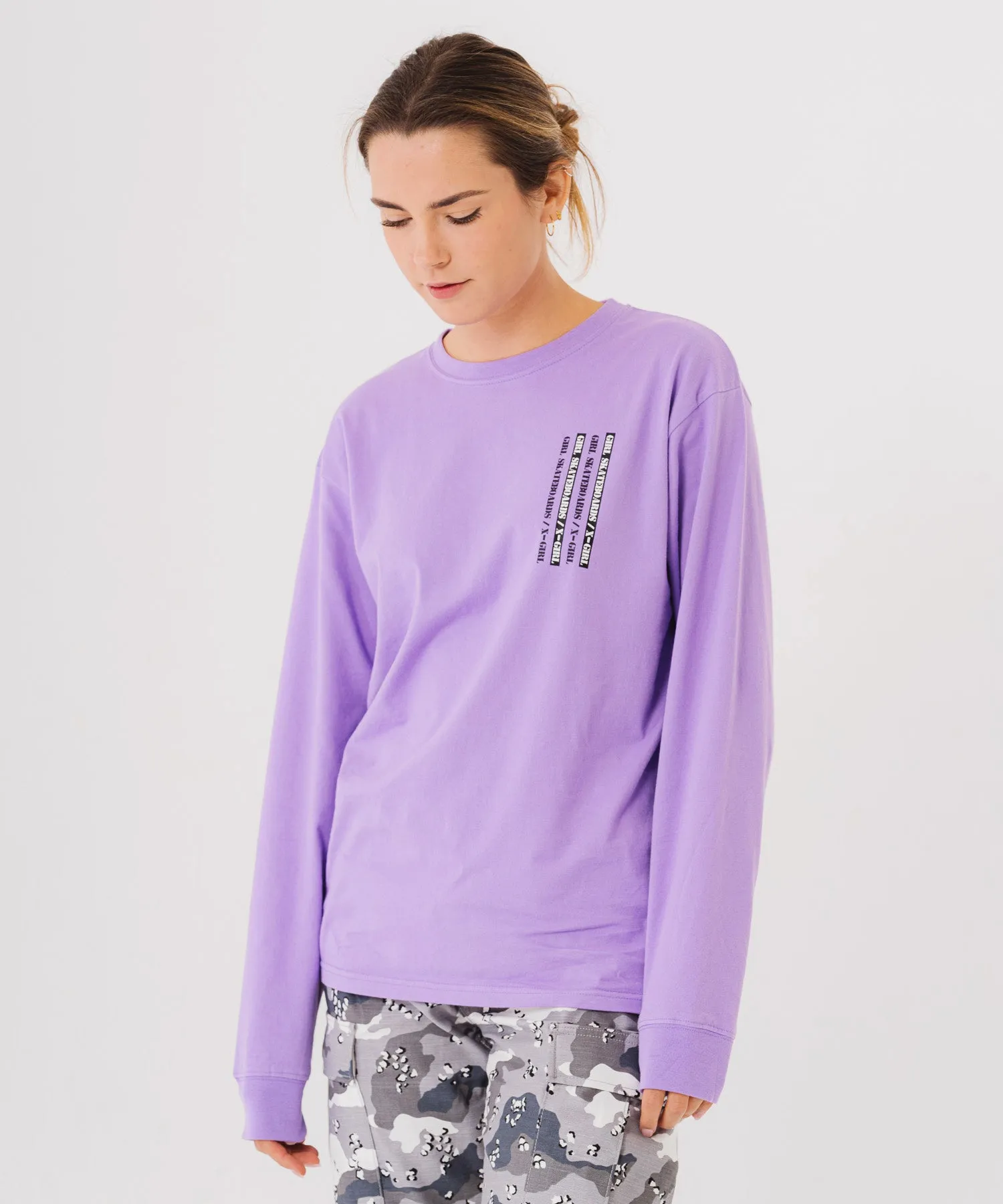 #1 X-girl x GIRL SKATEBOARDS L/S BIG TEE