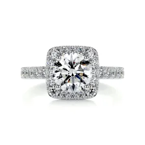 18K White Gold Sienna Diamond Engagement Ring