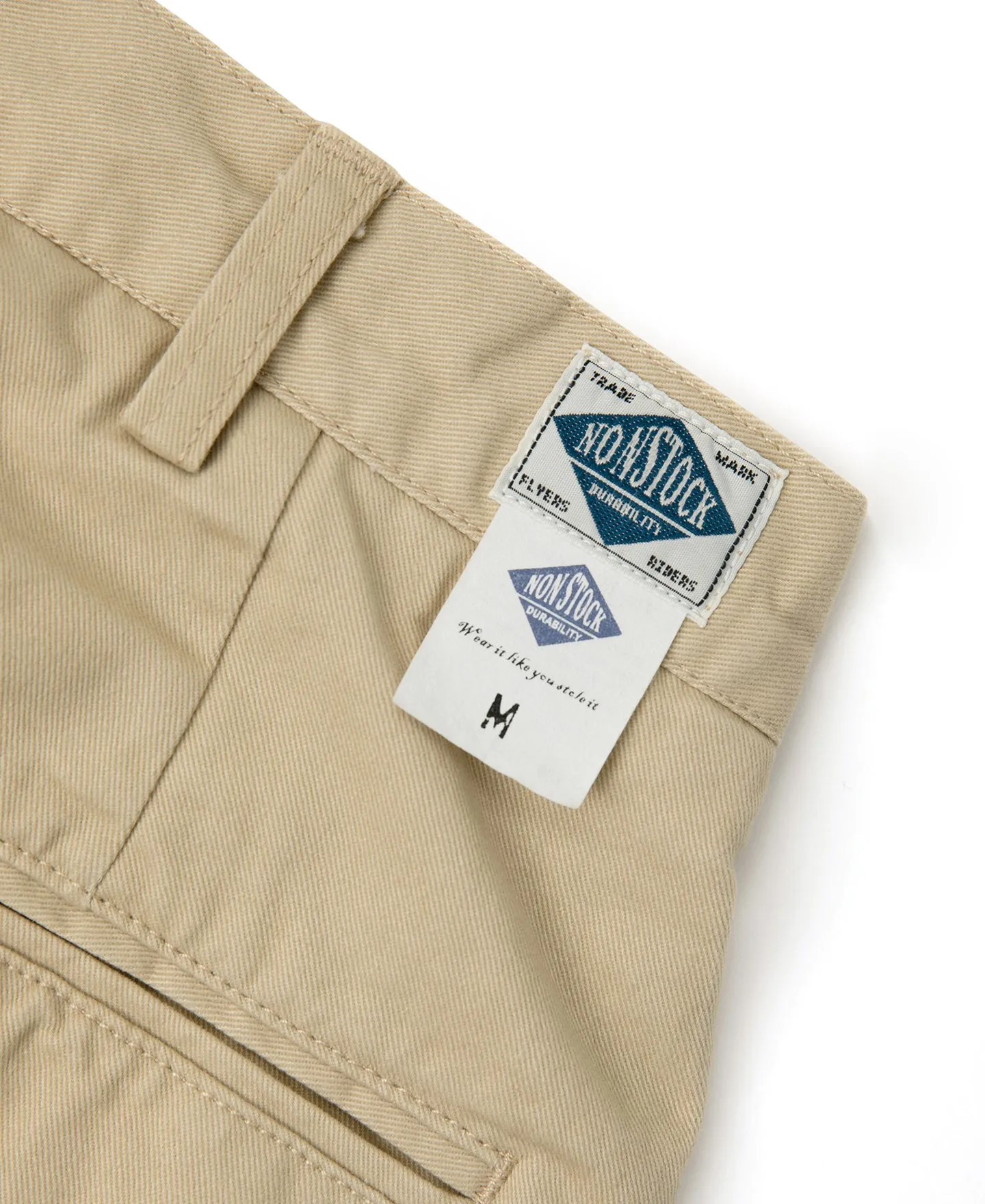 1930s IVY Style Double Pleated Chino Trousers - Khaki