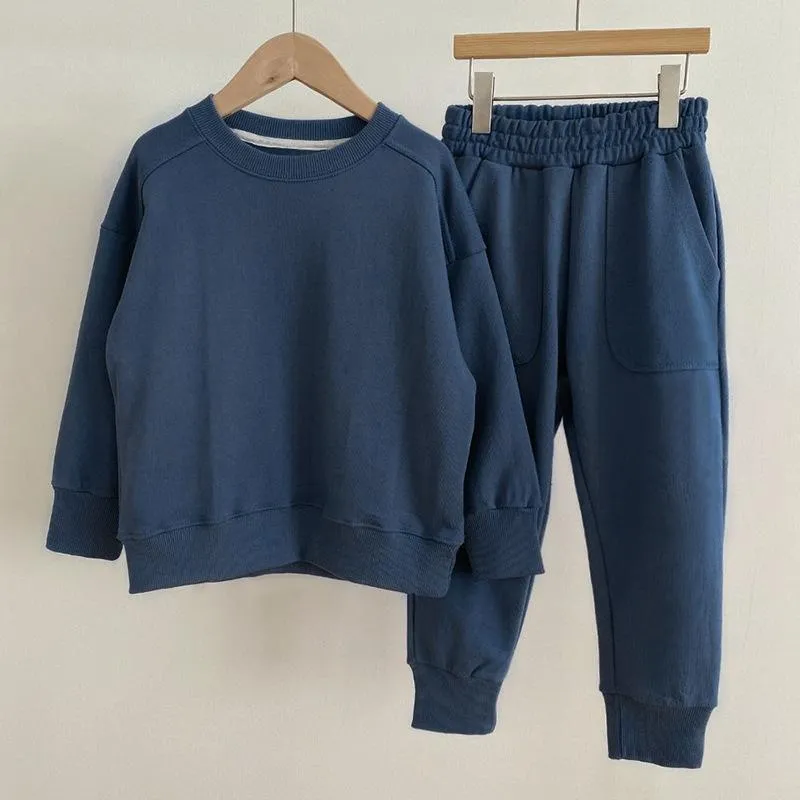 Baby Kid Solid Color Unisex 2-Piece Set Wholesale - Item 488914443