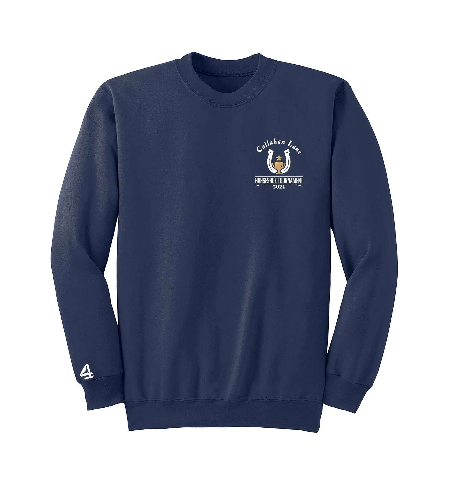 2024 Callahan Lane Horseshoe Tournament crewneck sweatshirt