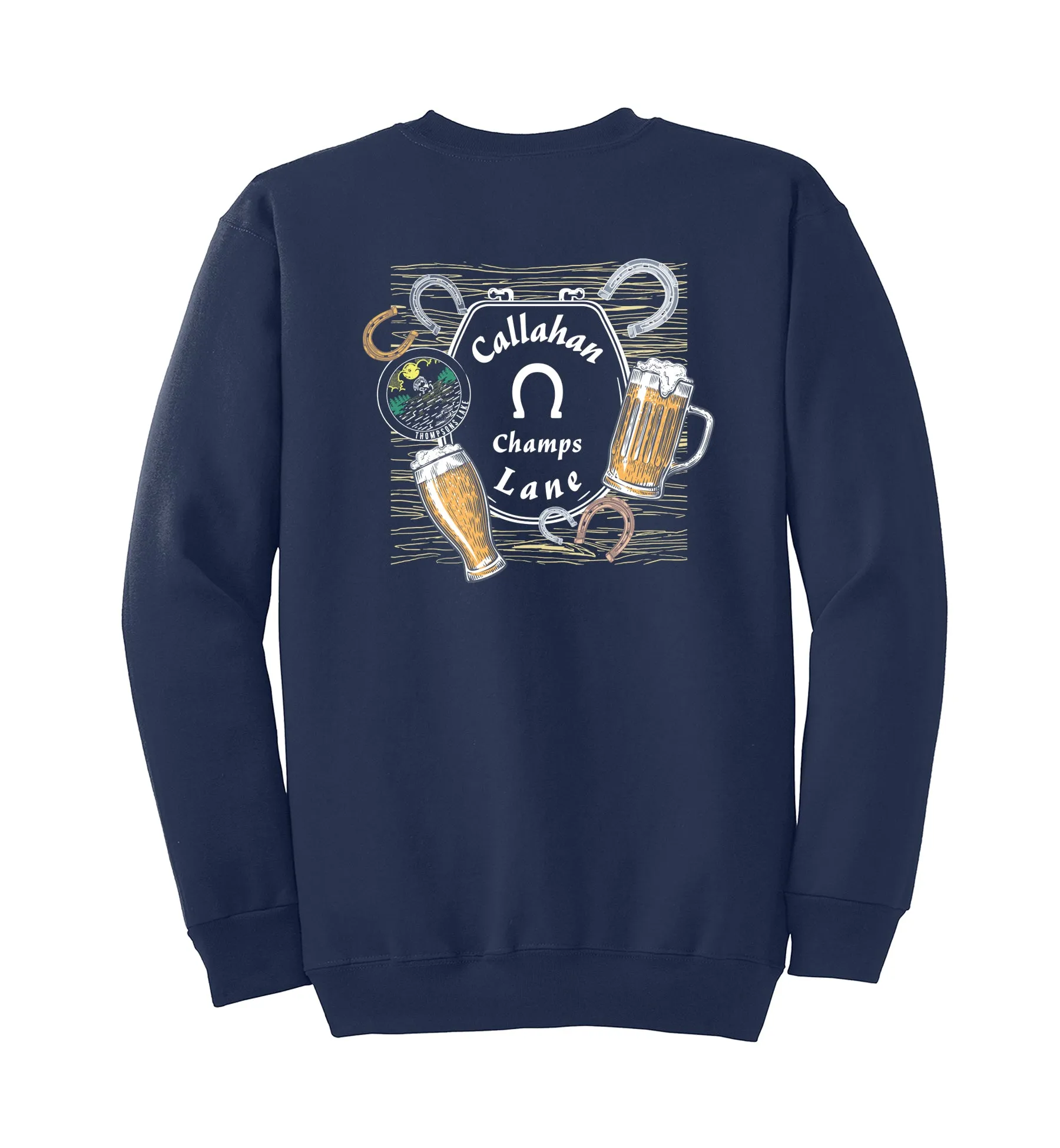 2024 Callahan Lane Horseshoe Tournament crewneck sweatshirt