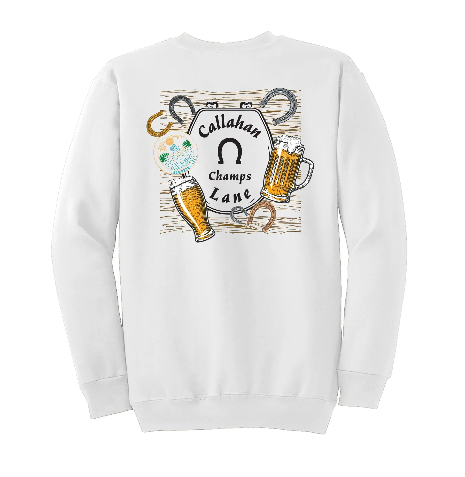 2024 Callahan Lane Horseshoe Tournament crewneck sweatshirt