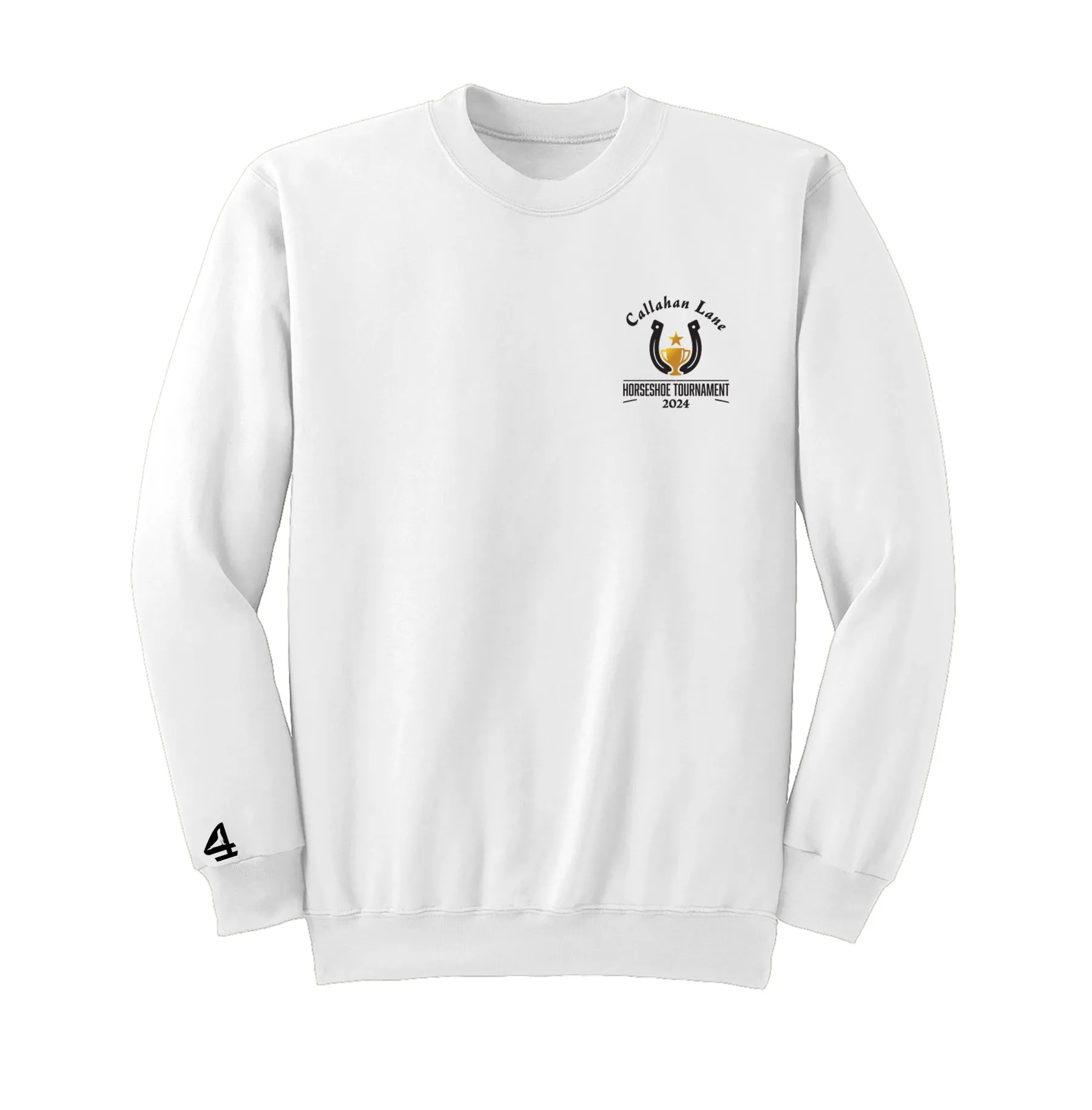 2024 Callahan Lane Horseshoe Tournament crewneck sweatshirt