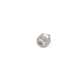 2mm Bezel-Set Faceted Gem Threaded End