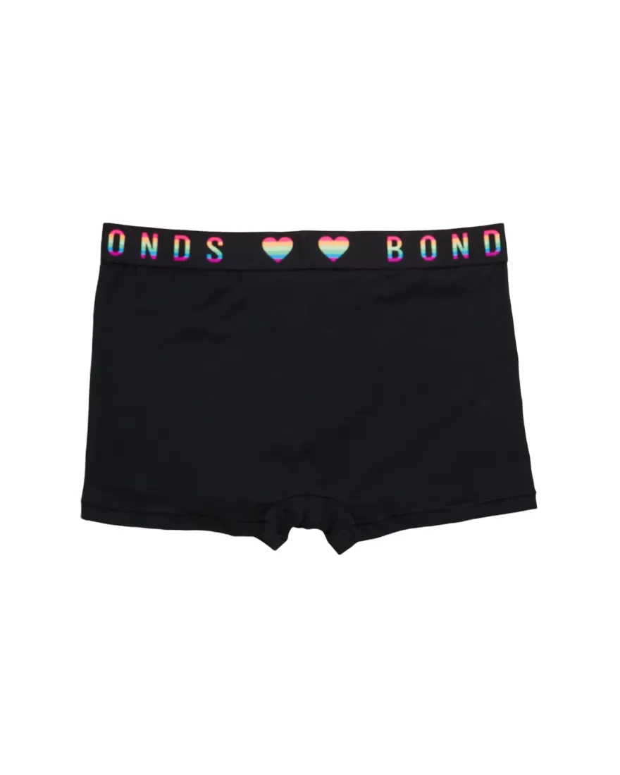 6-Pack Bonds Men's Guyfront Pride Trunk Black Underwear