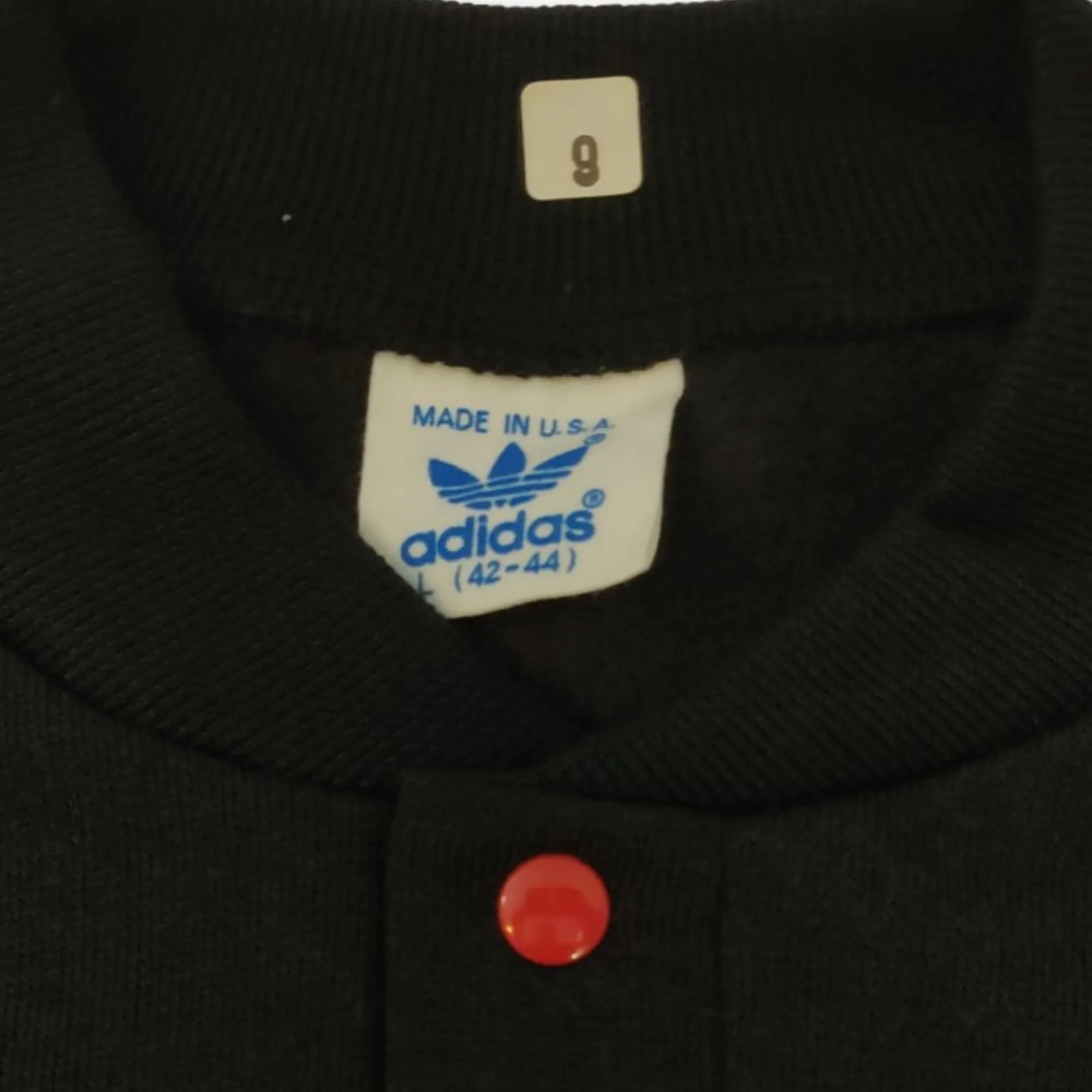 80s black Adidas sweatshirt Made in USA