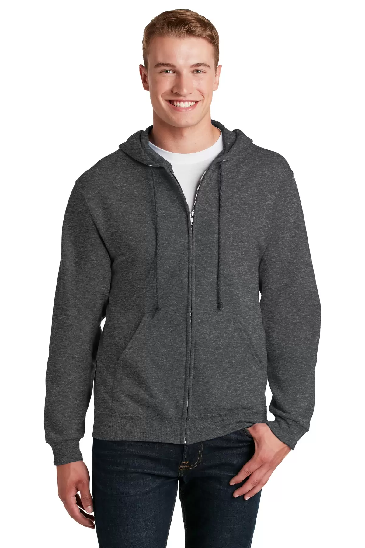 993 Jerzees 8 oz. NuBlend® 50/50 Full-Zip Hood SKU: 993