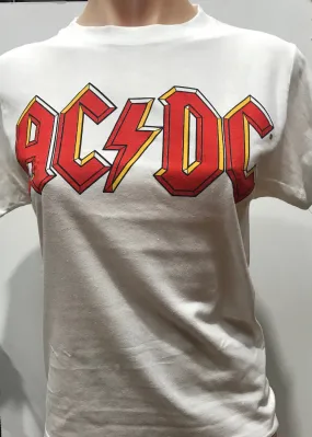 ACDC Classic Logo white - ACDC white logo classic