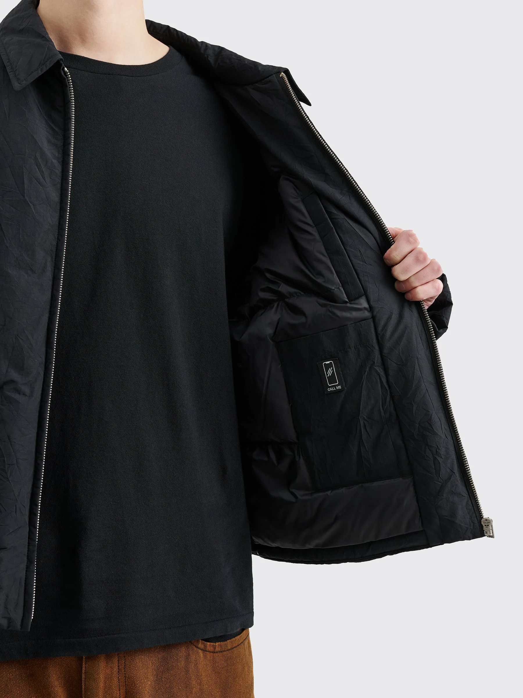 Acne Studios Lightweight Down Jacket Black