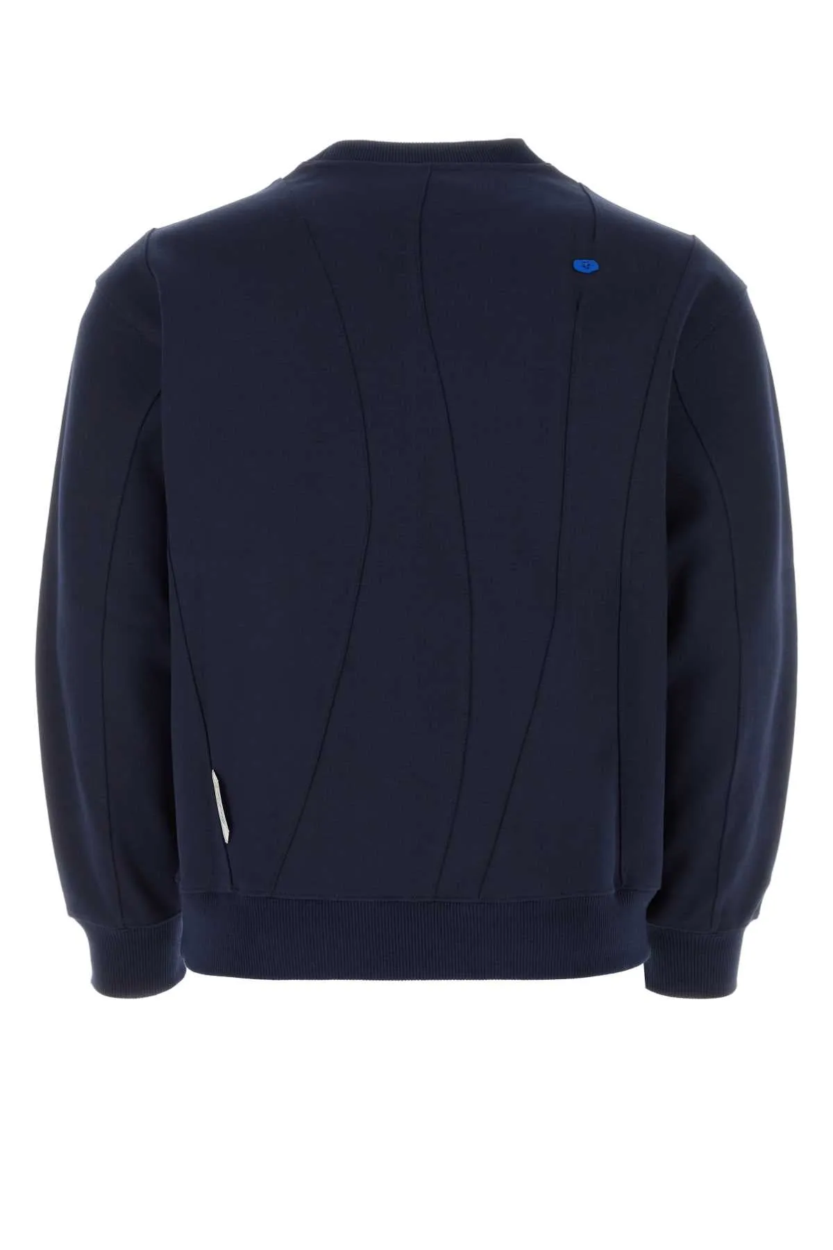 Ader Error Navy Blue Cotton Blend Sweatshirt