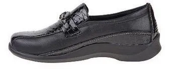 Aetrex Women's E250 Laura Wide Alligator Slip-on