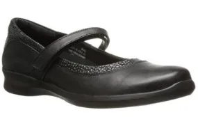 Aetrex Women's E360 Julia Black Mary Jane Wrap Around Narrow Casual Shoe