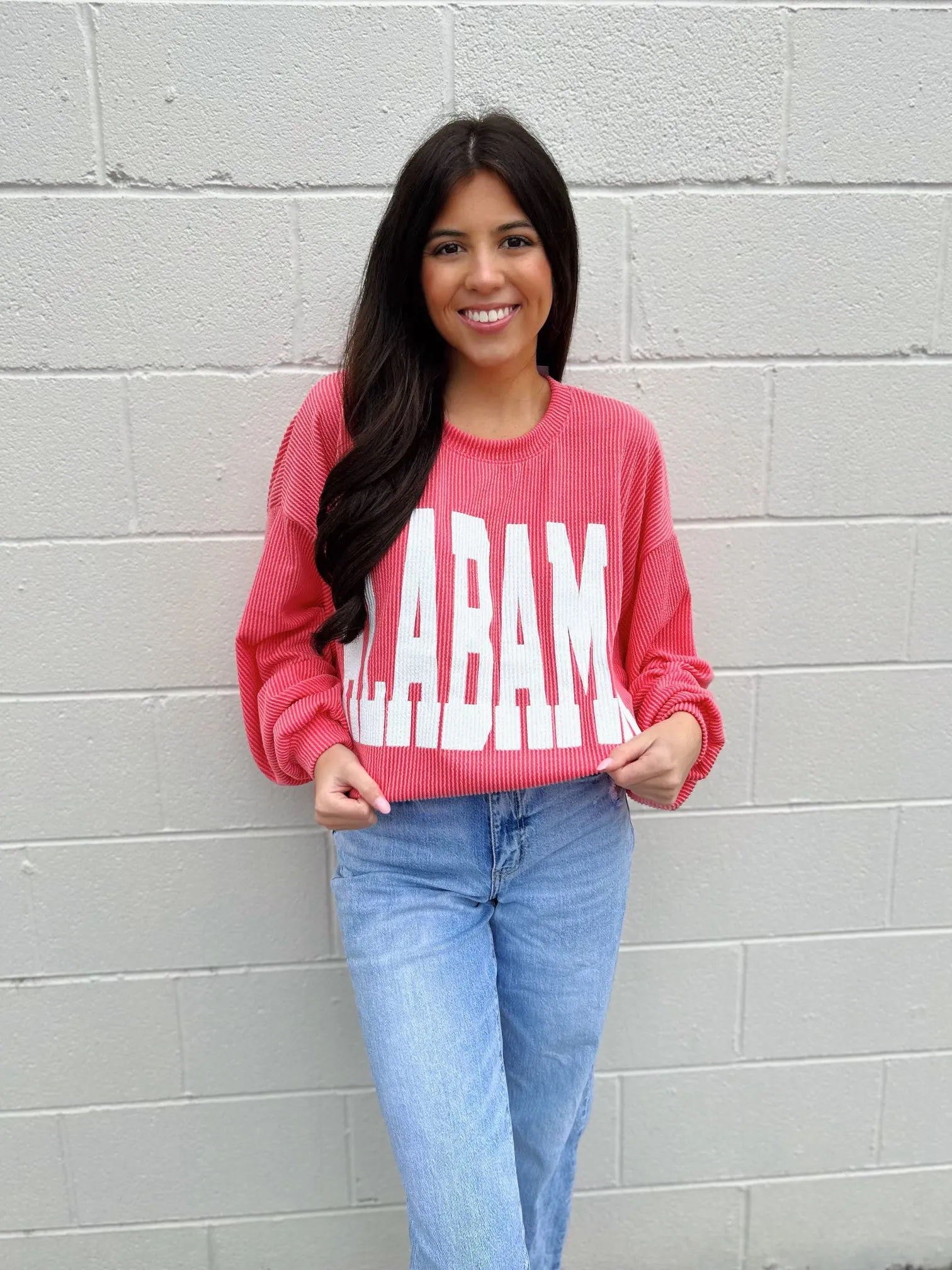 Alabama Corded Sweatshirt