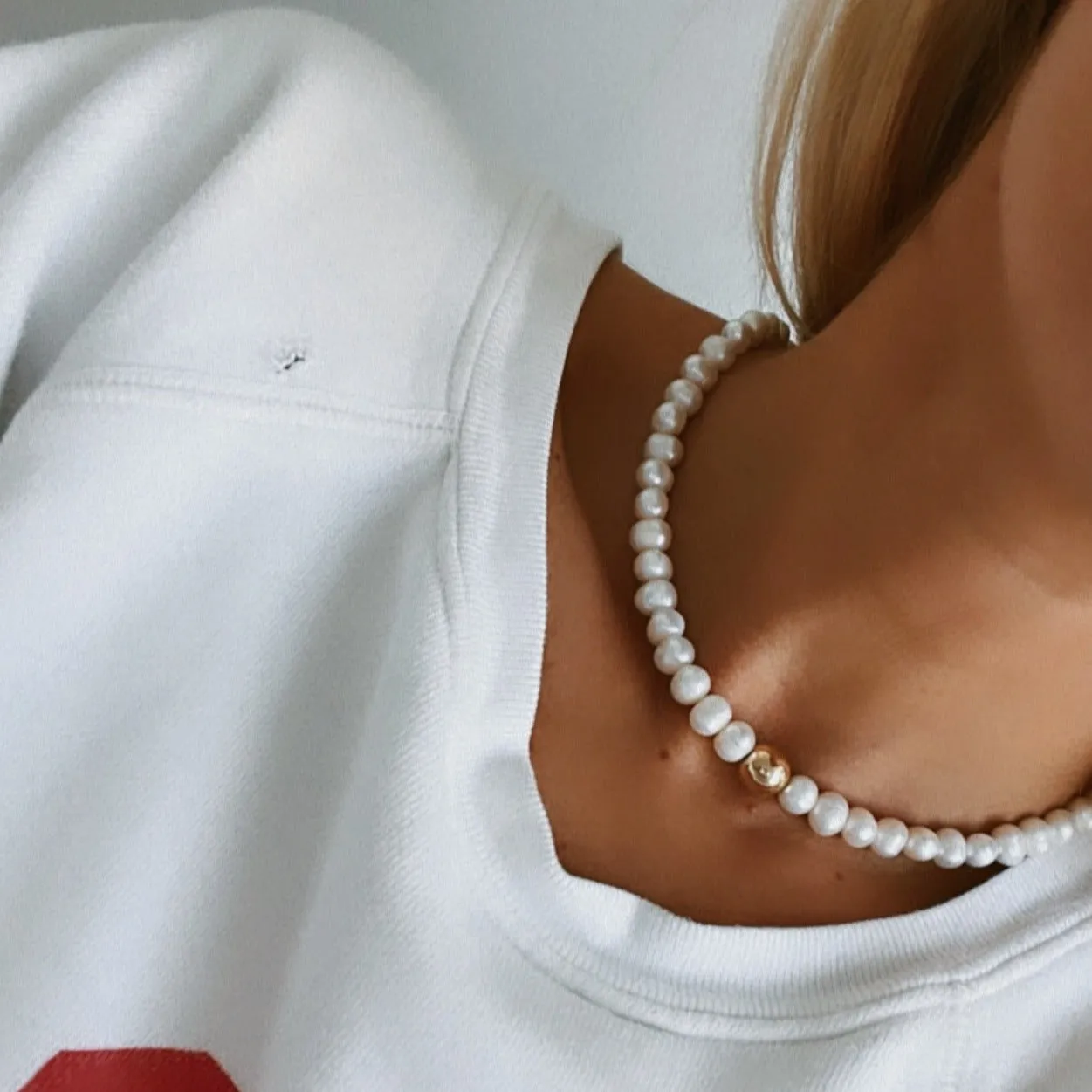 Pearl Girl Necklace by Alexa Leigh