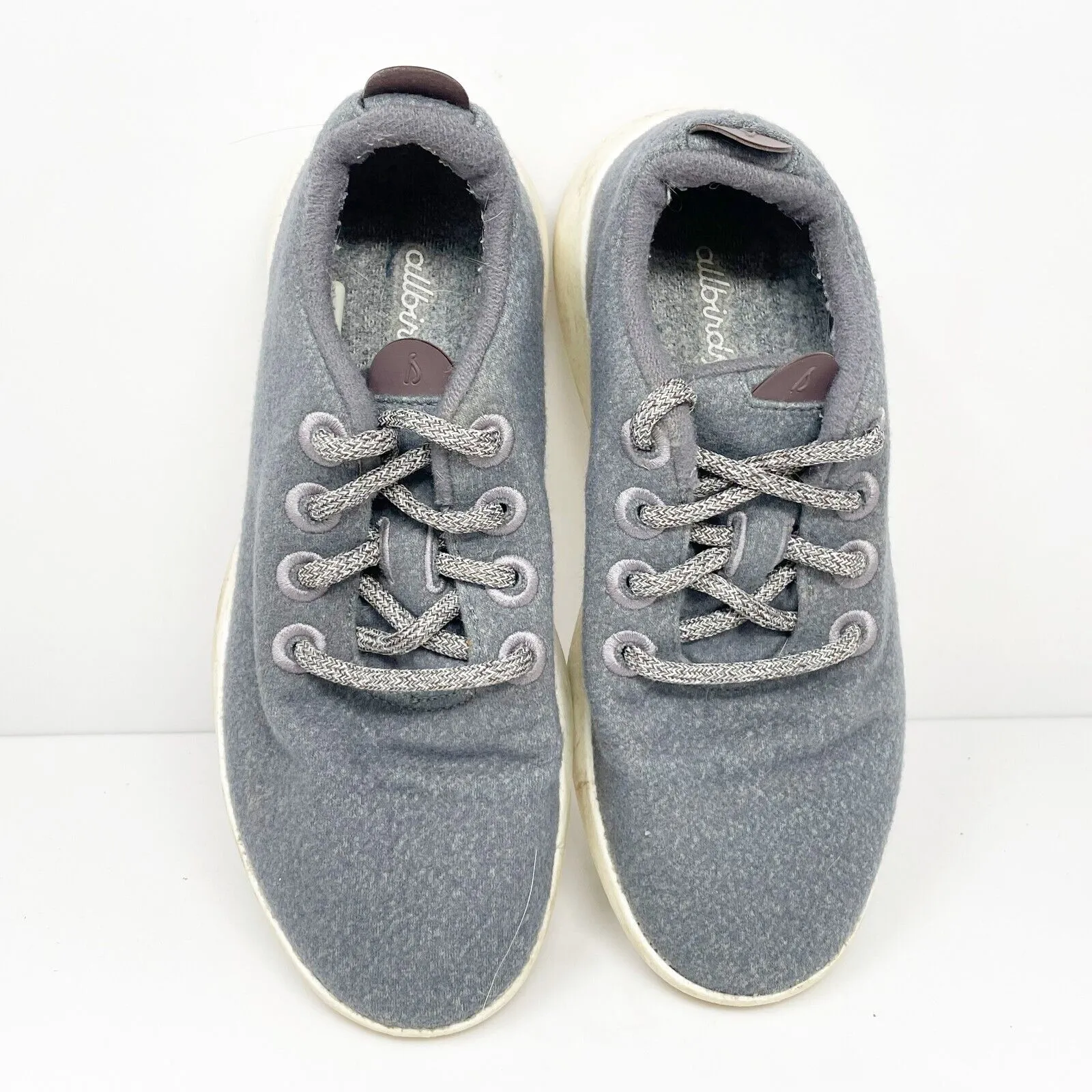 Allbirds Womens Wool Runner Mizzles 0421 NV1 Gray Running Shoes Sneakers Size 7