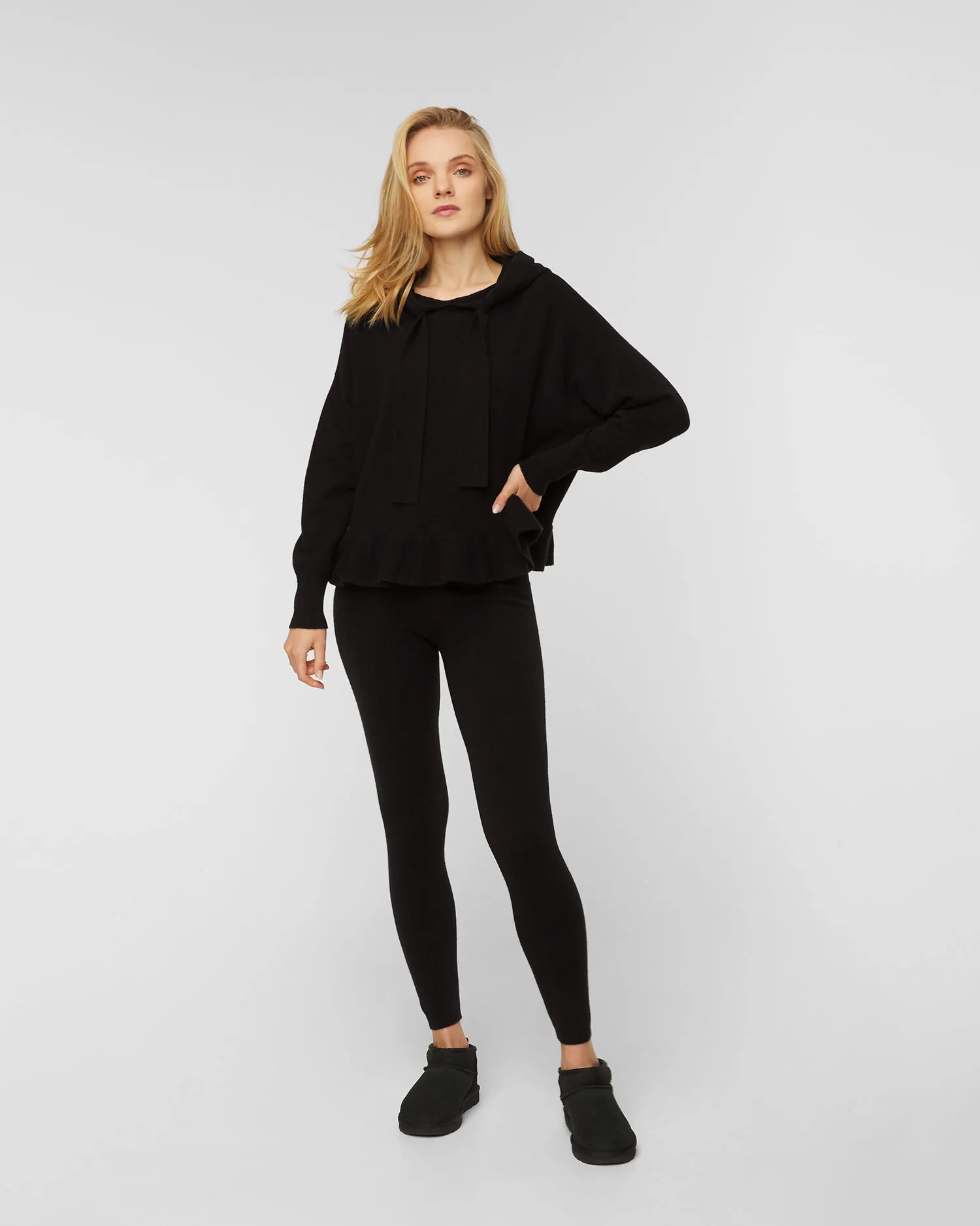 ALLUDE sweater with a hood 21517040-90