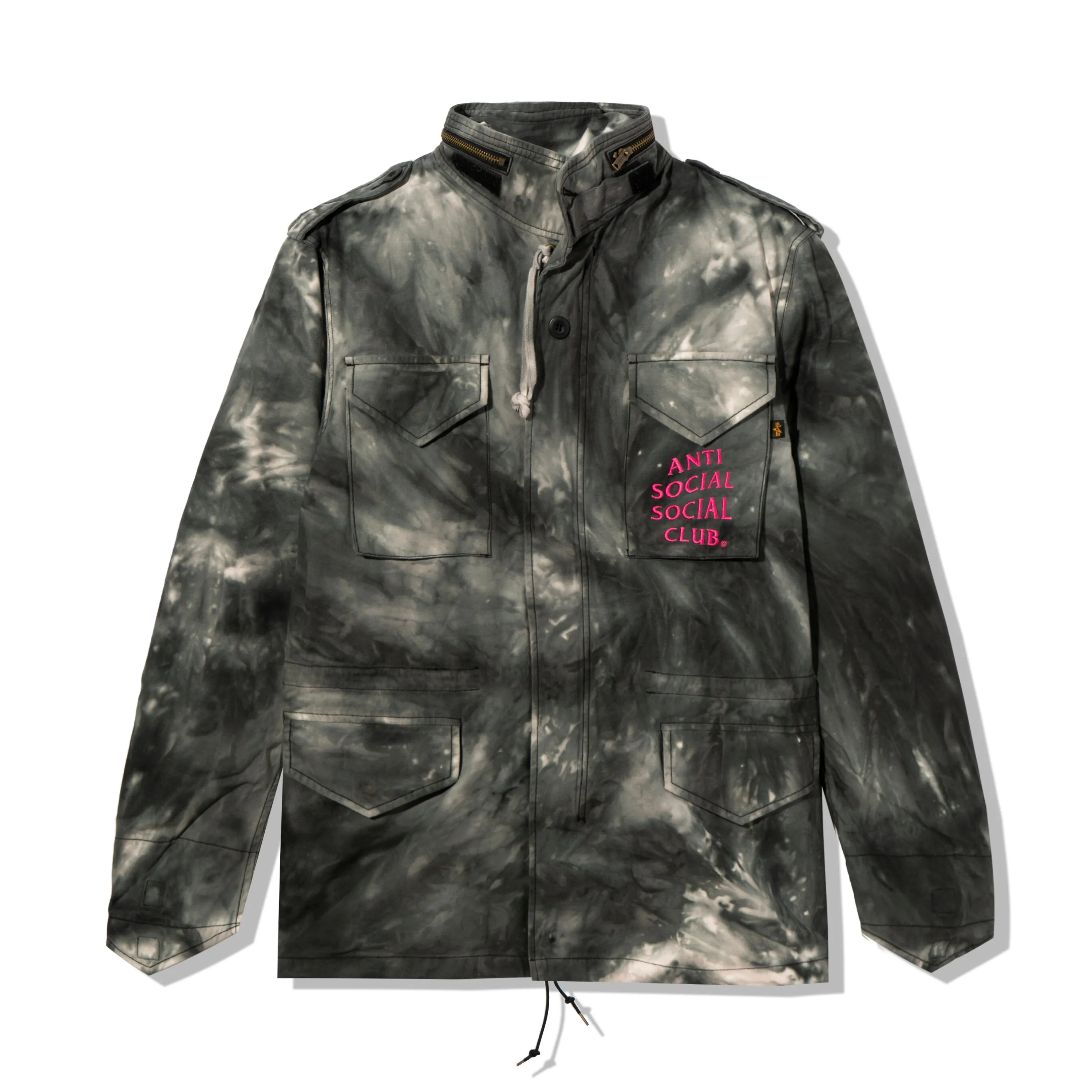 Alpha Industries x ASSC M-65 Tie Dye Black Jacket