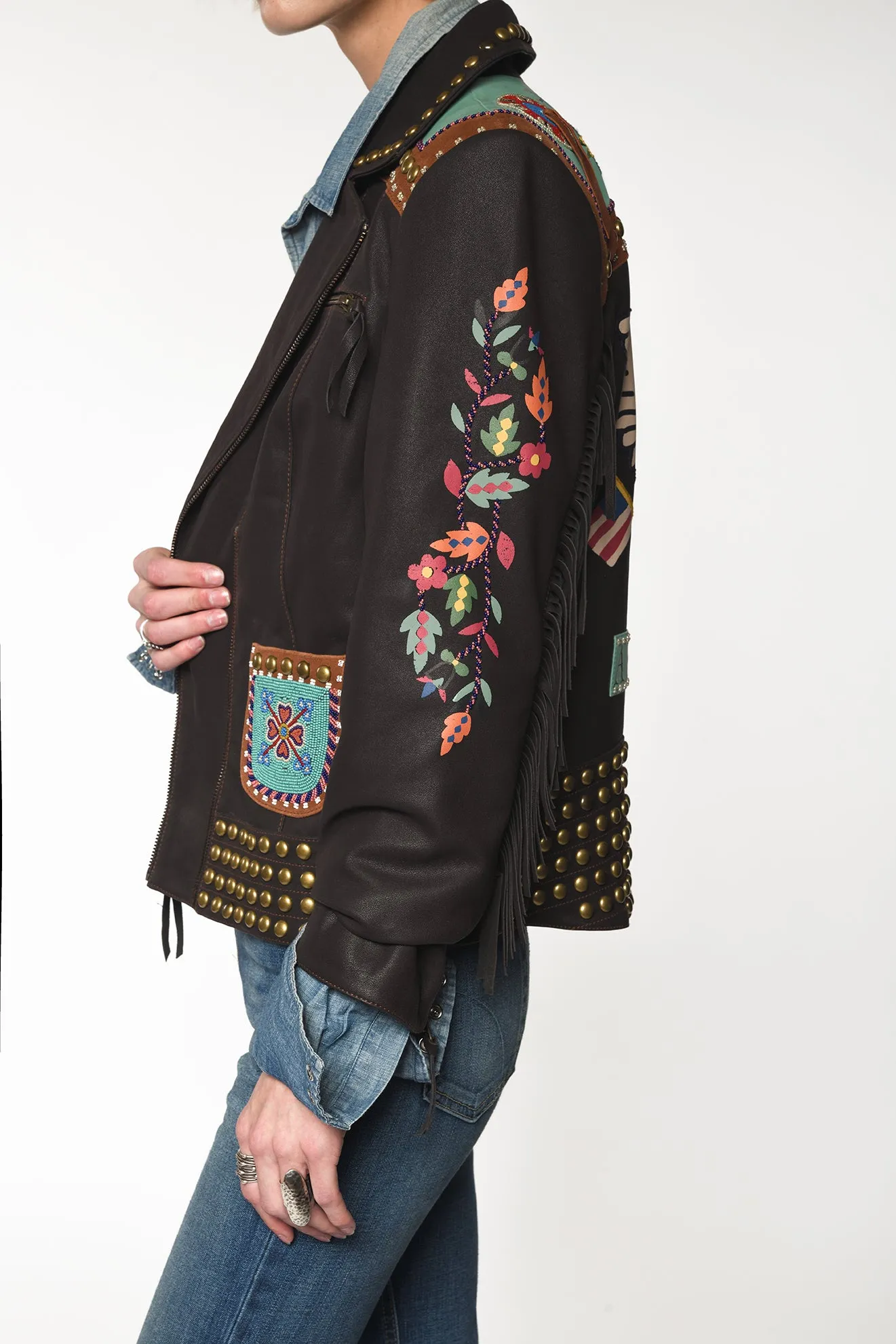 American Assemblage Biker Jacket by Double D Ranchwear