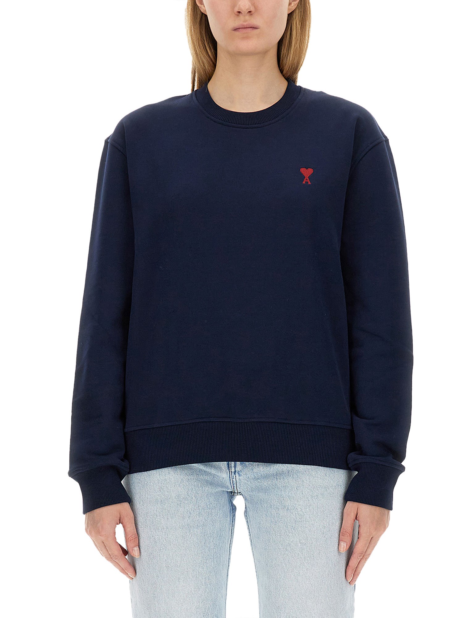 AMI PARIS    Logo Print Jumper