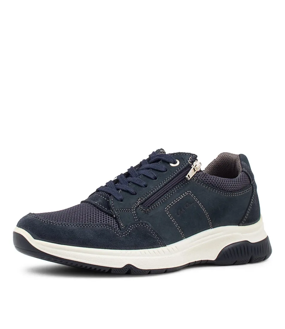 ARA Marco 40 Navy Nubuck Sneakers