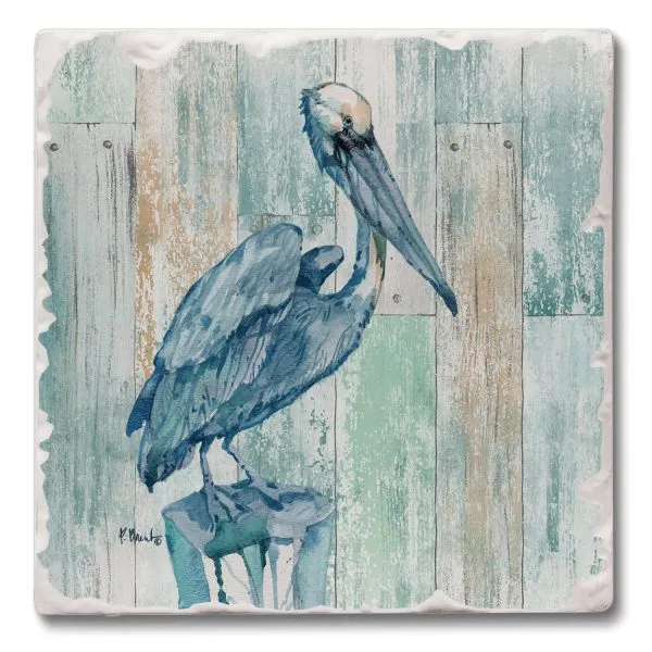 Arianna Pelican Coaster Set