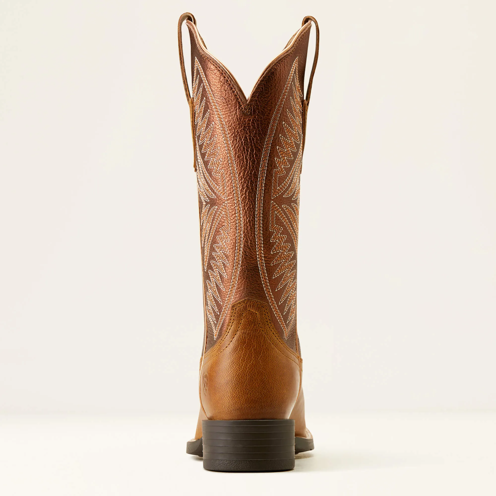 Ariat Women's Chestnut Western Boot - Round Up Ruidoso