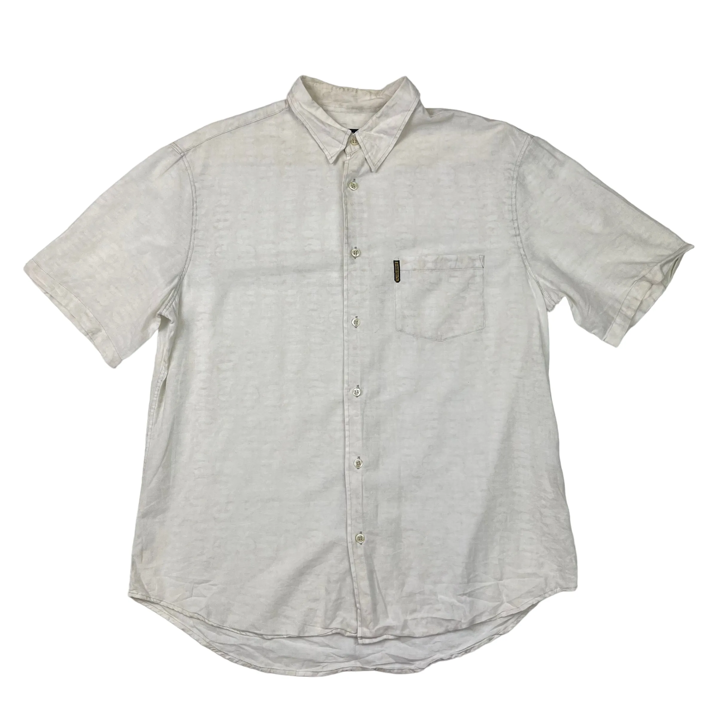 Armani Jeans White Short Sleeve Shirt