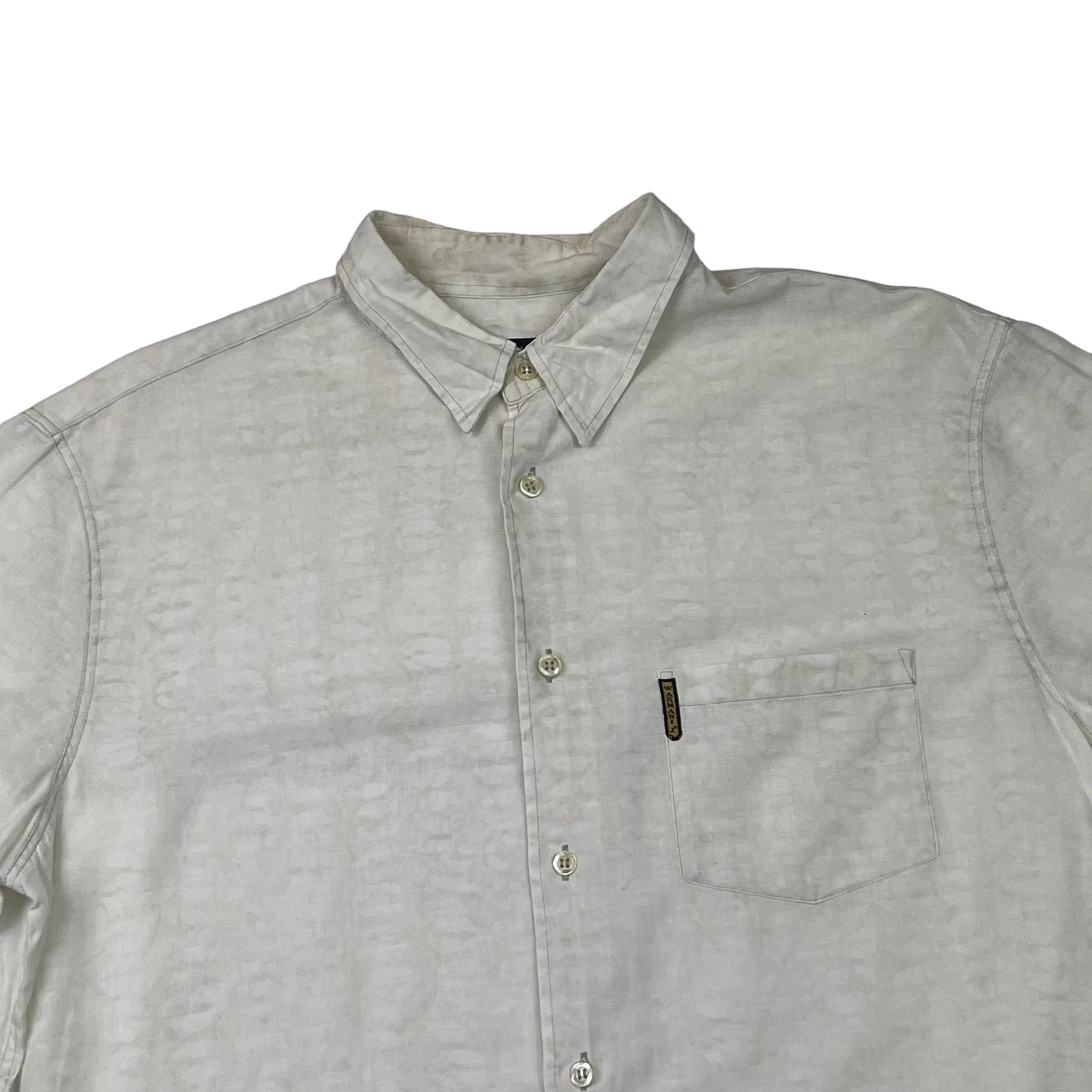 Armani Jeans White Short Sleeve Shirt