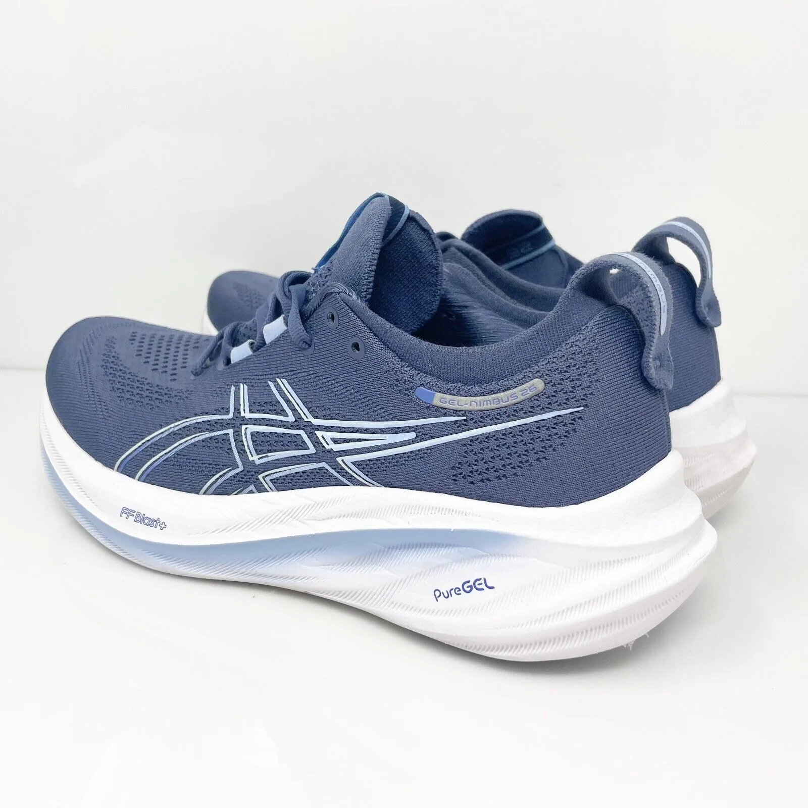 Asics Womens Gel Nimbus 26 1012B601 Blue Running Shoes Sneakers Size 8