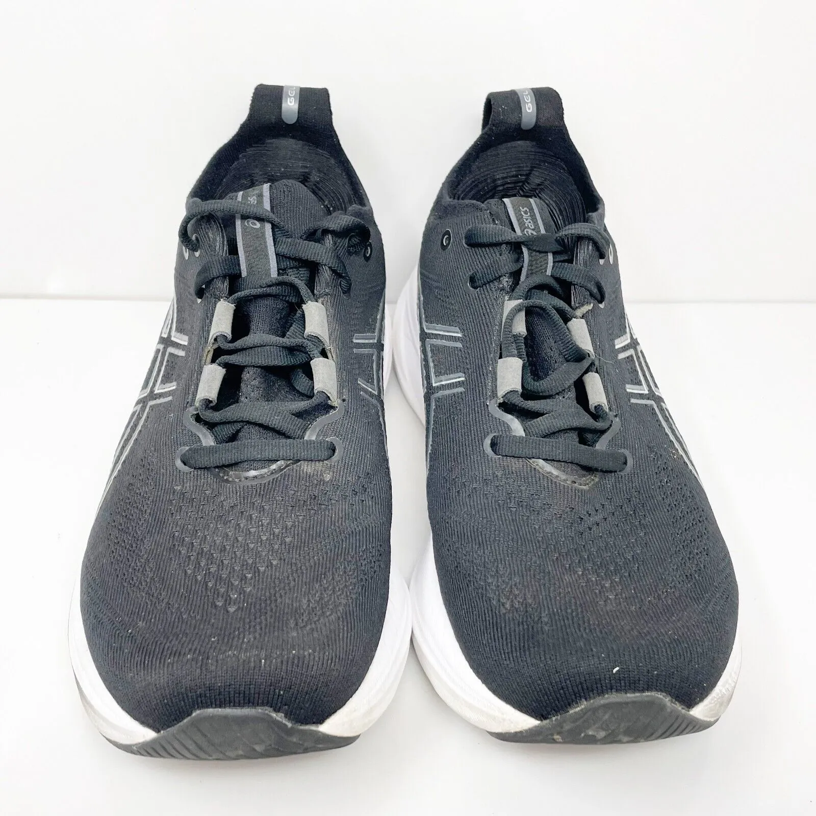 Asics Womens Gel Nimbus 26 1012B602 Black Running Shoes Sneakers Size 8.5 W