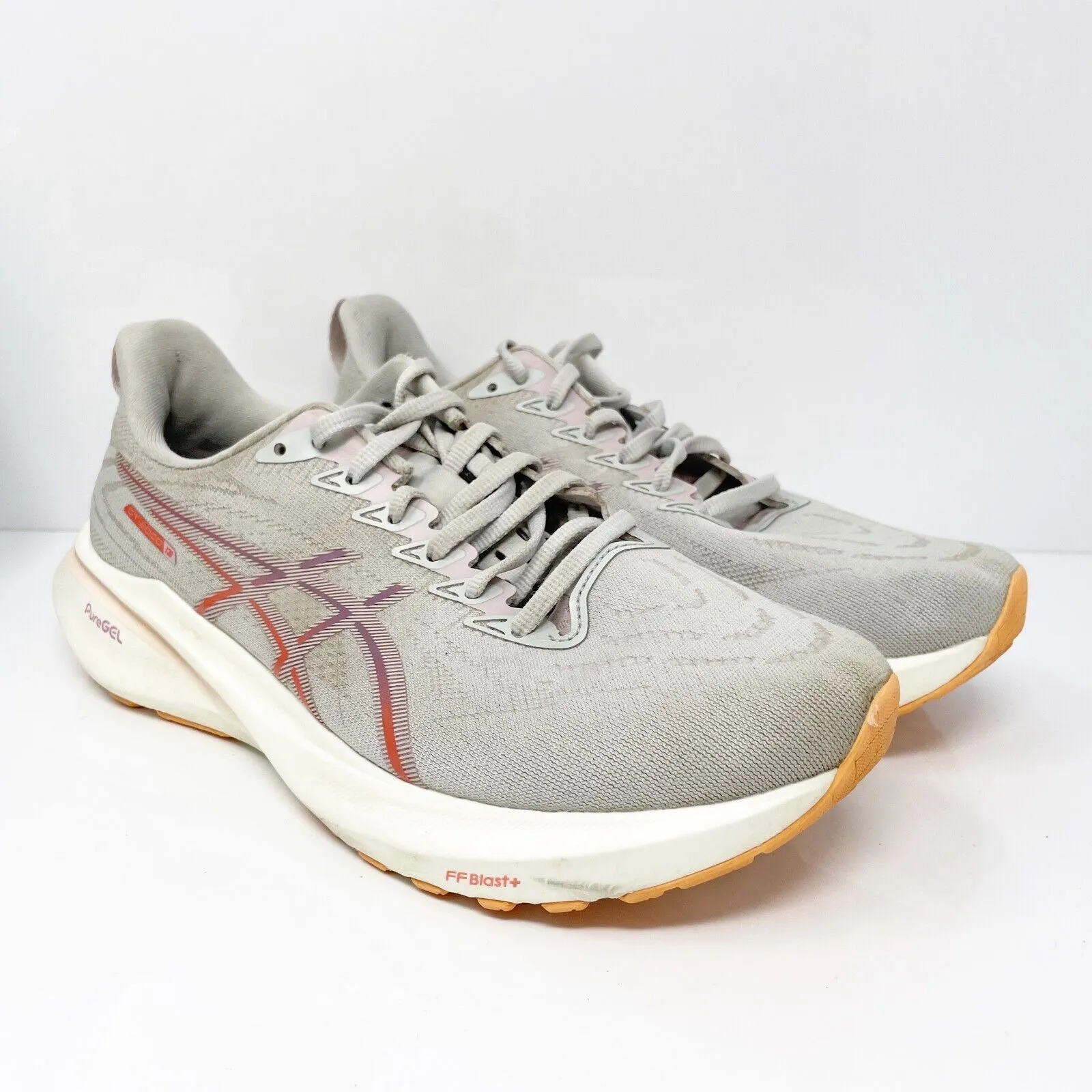 Asics Womens GT 2000 13 1012B667 Gray Running Shoes Sneakers Size 9 W