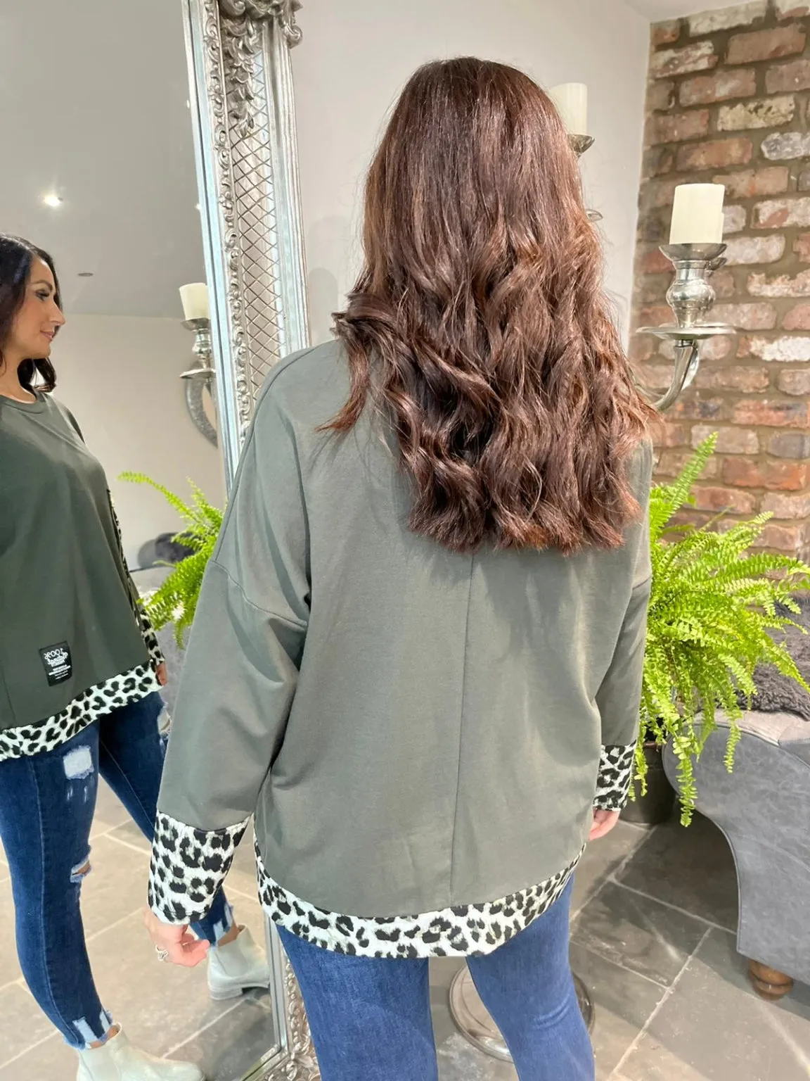 Aspen Animal Print Sweatshirt
