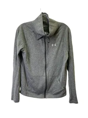 Athletic Jacket By Under Armour In Grey, Size: M