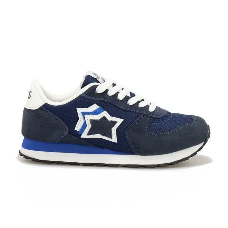 Blue Lace-up Sneakers for Boys by Atlantic Star ICARO9