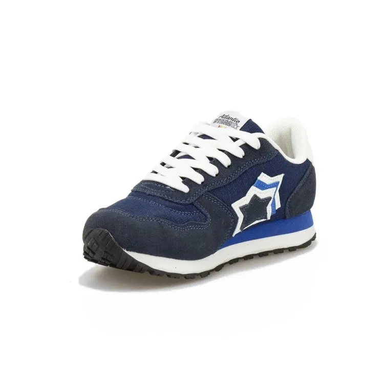 Blue Lace-up Sneakers for Boys by Atlantic Star ICARO9