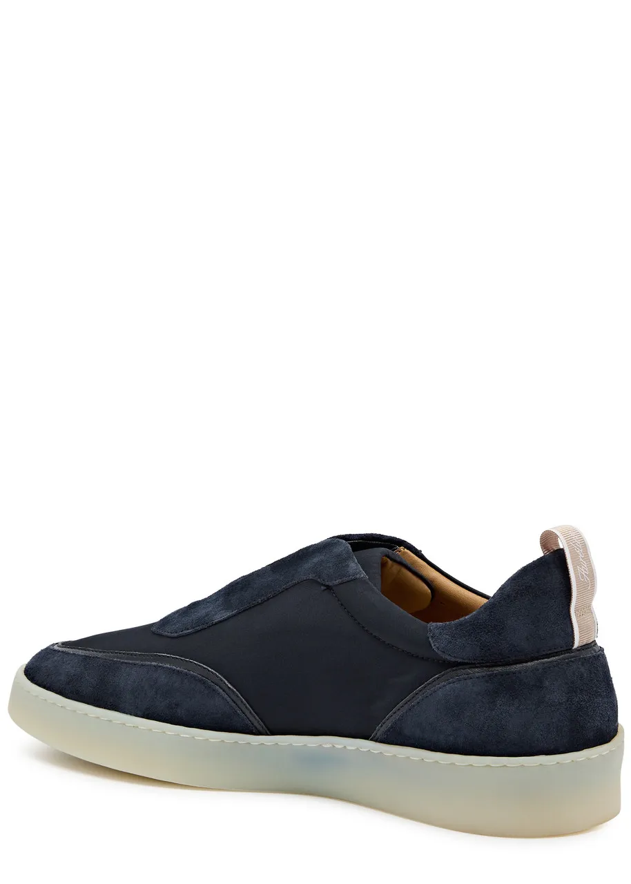 AURÉLIEN Leisure panelled suede sneakers -                         -                     -                