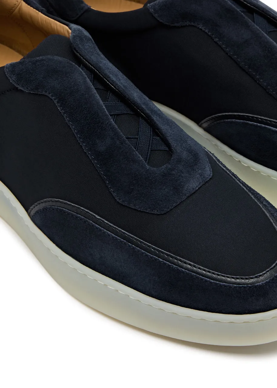 AURÉLIEN Leisure panelled suede sneakers -                         -                     -                