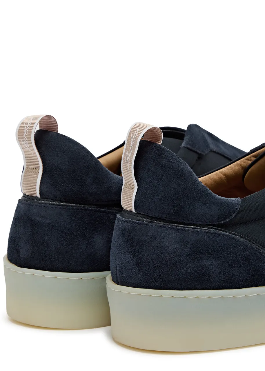 AURÉLIEN Leisure panelled suede sneakers -                         -                     -                