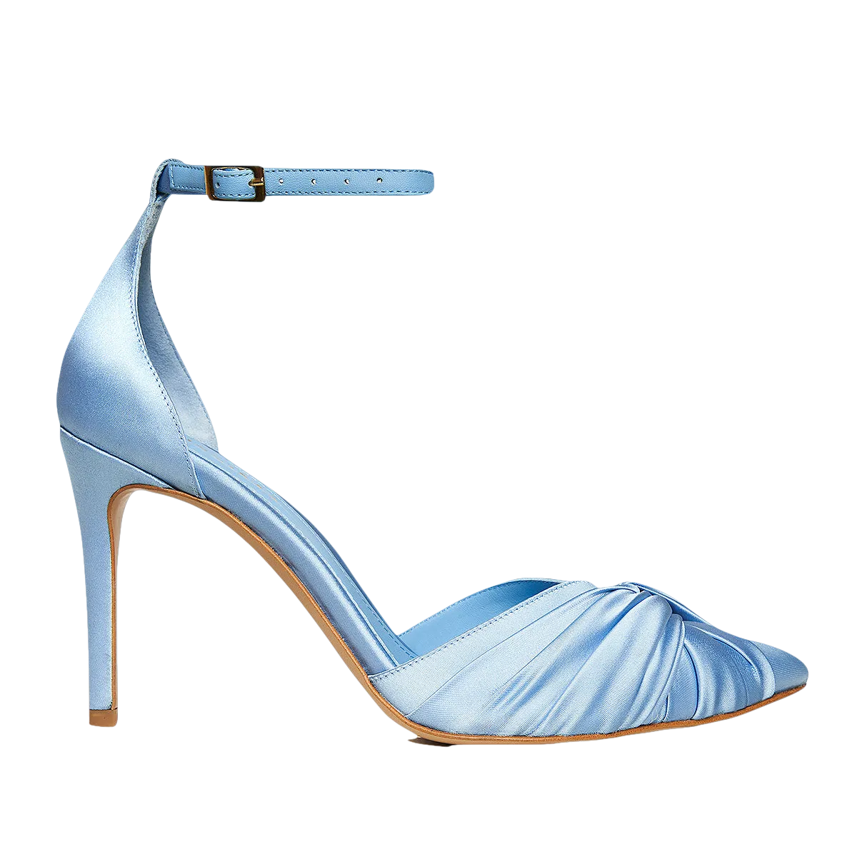 Baby Blue Satin Slingbacks by Ana - Shop Now!