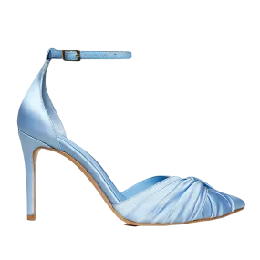 Baby Blue Satin Slingbacks by Ana - Shop Now!