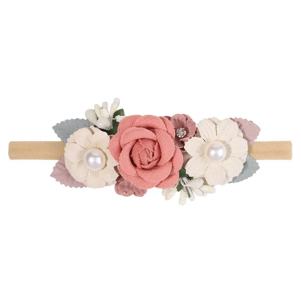 Baby Girl Flower Crown Headpiece No. 5