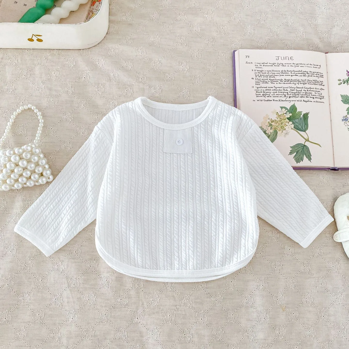 Baby Girls Plain Tops Wholesale 23101968