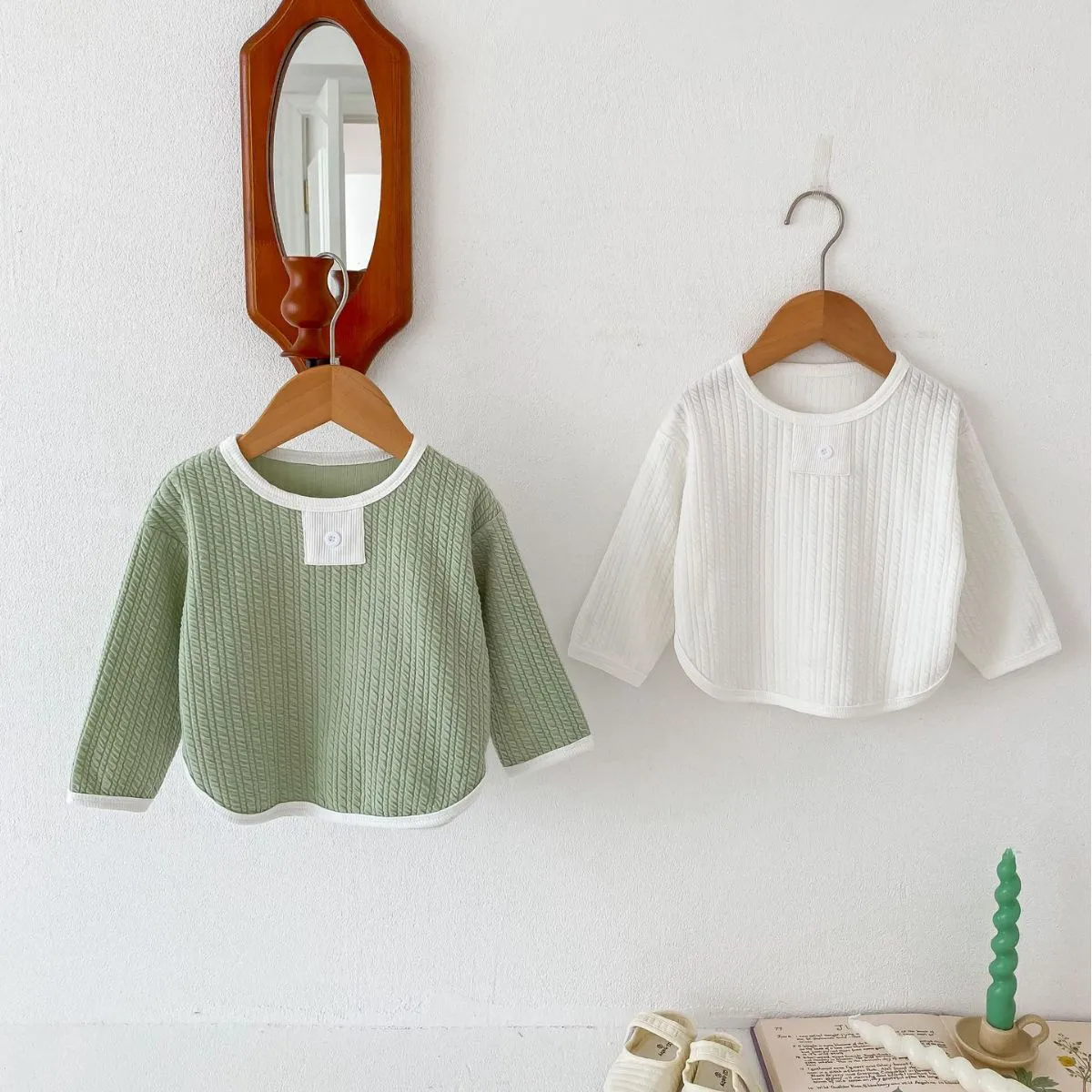 Baby Girls Plain Tops Wholesale 23101968