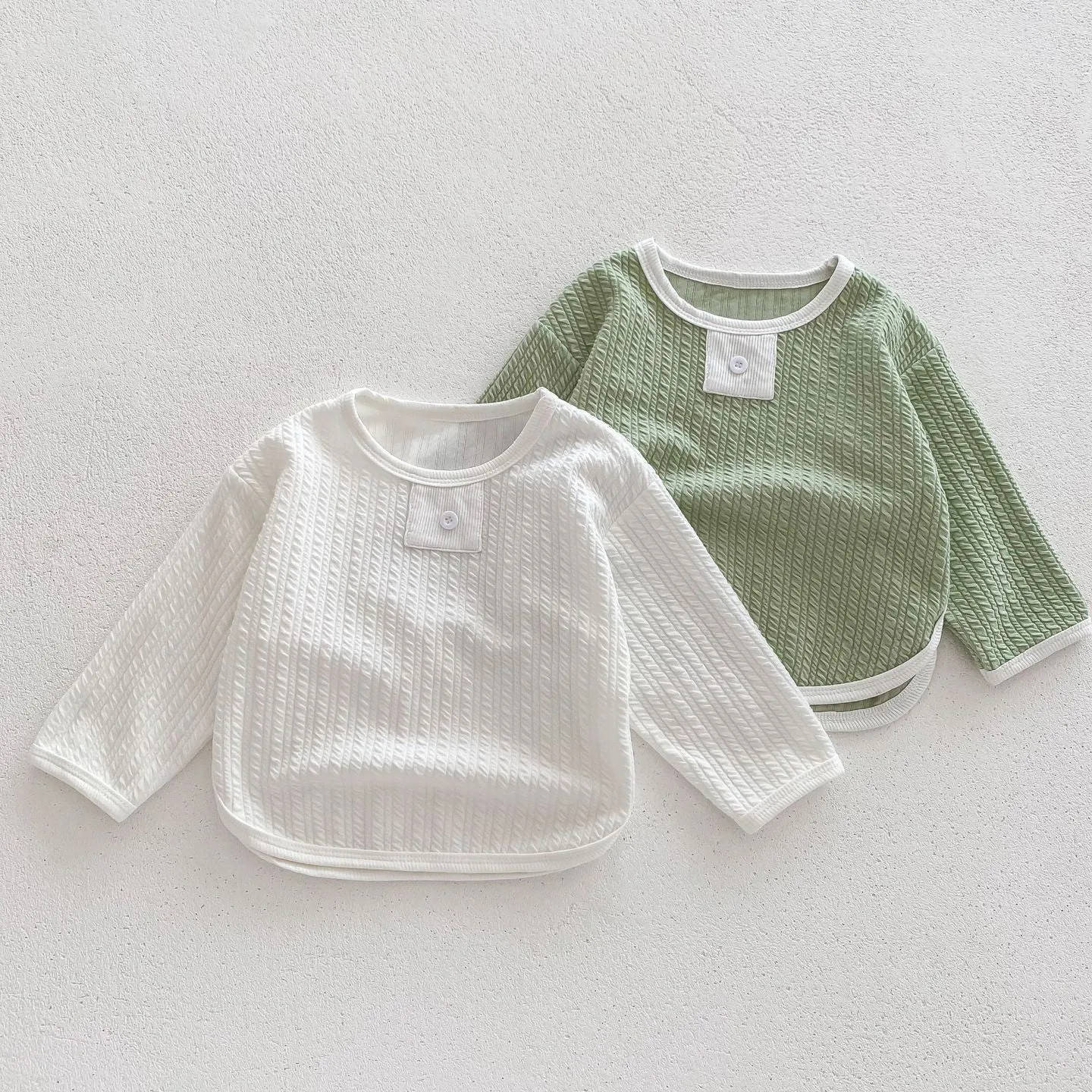 Baby Girls Plain Tops Wholesale 23101968