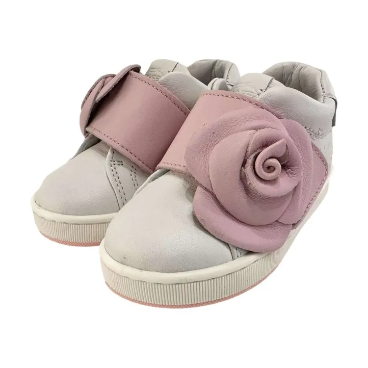 White Pink Girls Sneakers CITA5844R by Balducci