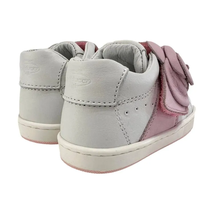 White Pink Girls Sneakers CITA5844R by Balducci